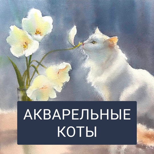 слив [Мария Остапенко] Акварельные коты (2024)